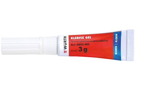 Secondenlijm Klebfix GEL