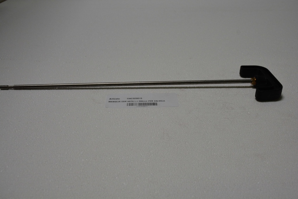 Hendel vuilwater met stang 400mm