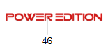 sticker "POWER EDITION"