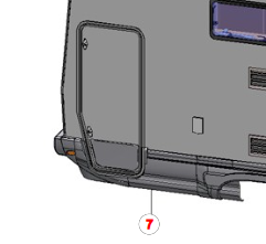 zijskirt achter rechts onder garage