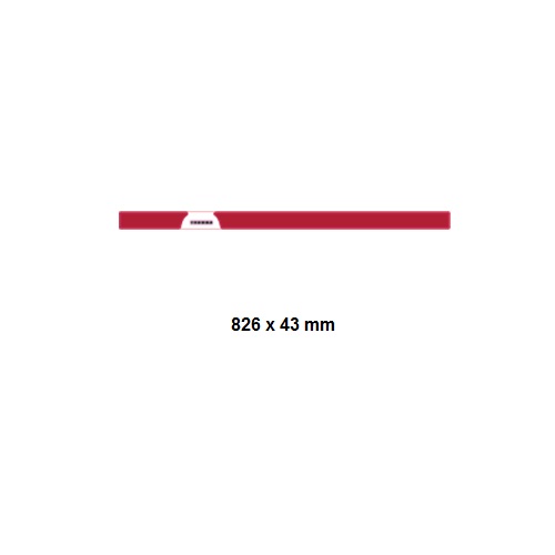 sticker op deur achter rechts 826x43mm