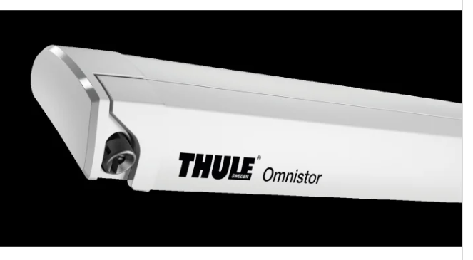 Omnistor 9200 - 4,5m - Crèmekleurige behuizing - Mystic Grey-stof