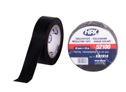 isolatietape hpx 19 mm zwart