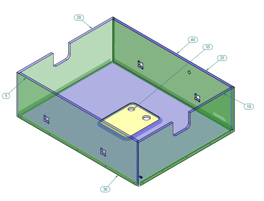 isolatiebox voor verswatertank