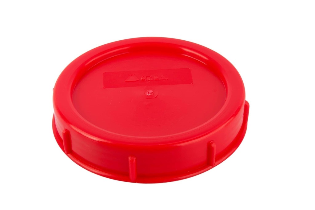 Rode dop watertank met dichtingsring