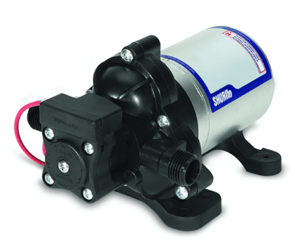 Waterpomp shurflo trialking 10l 12v.