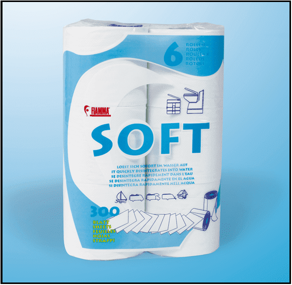 FIAMMA SOFT TOILETPAPIER - PAK 6 ROLLEN