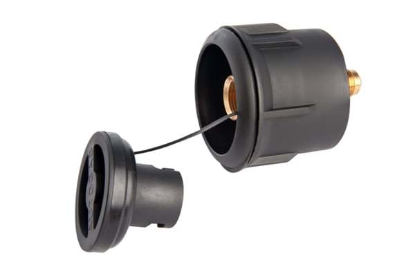 Flush-mounted fill valve with straight spout