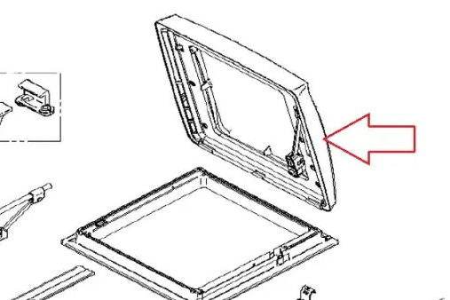 Thule vent dakluikkap melkglas