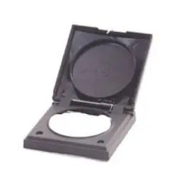 Berker single cover frame with flap, matte anthracite