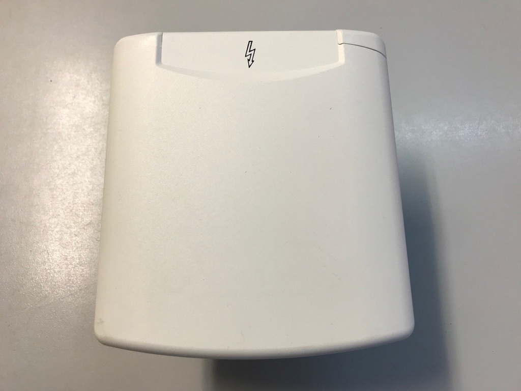 Boîtier de raccordement magnétique blanc pour gaz