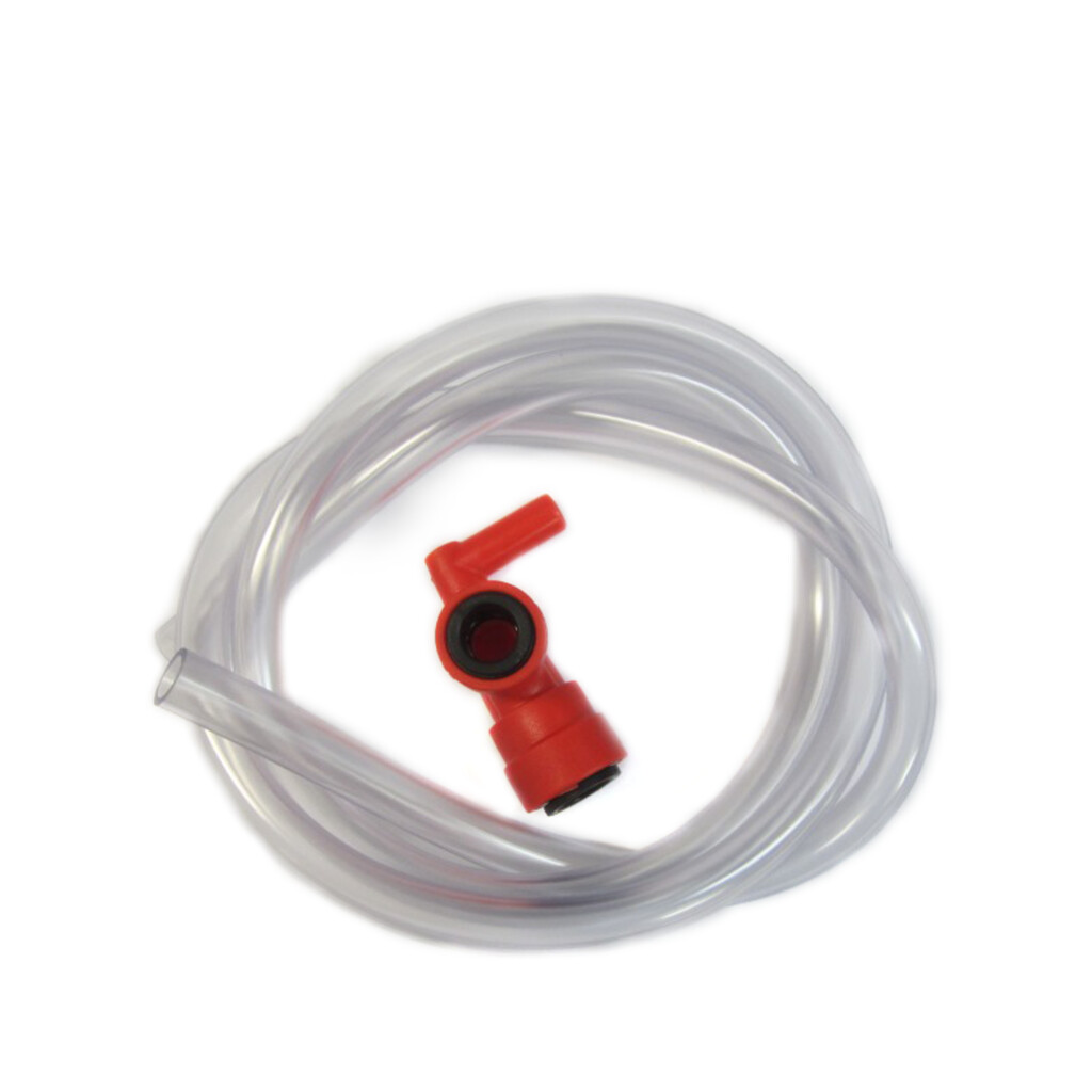 Water connection, red, 12 mm, with air vent for tr