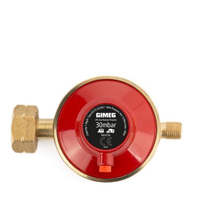 Gas pressure regulator with relief valve, 30 mb, combi, 1/4 inch
