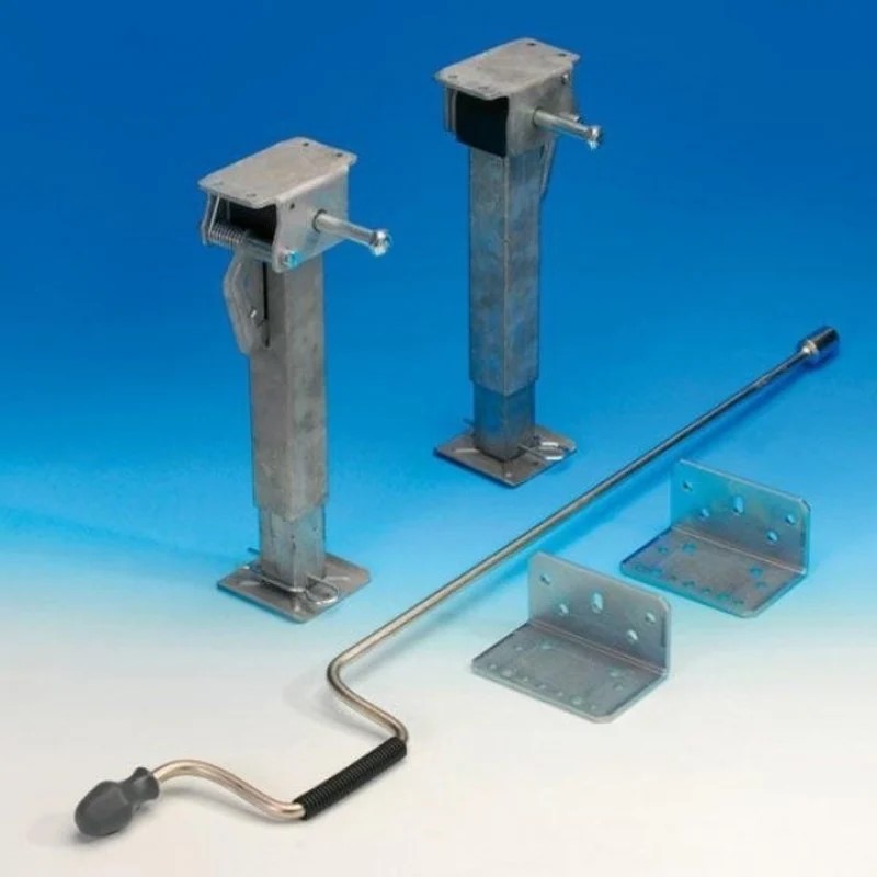 Pieds de support pivotants, réglables de 290 à 450 mm