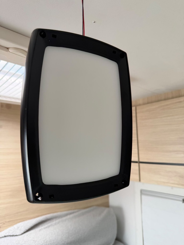 mat zwart plafondlamp 218 x 158 