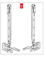 Écarteur 280 mm gauche et droite