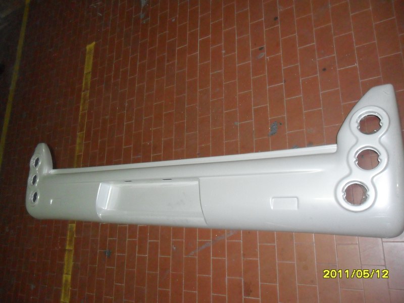 Achterbumper Superbrig/Sailer Bwj:03-04  Parelmoer Model Chrome Ringen