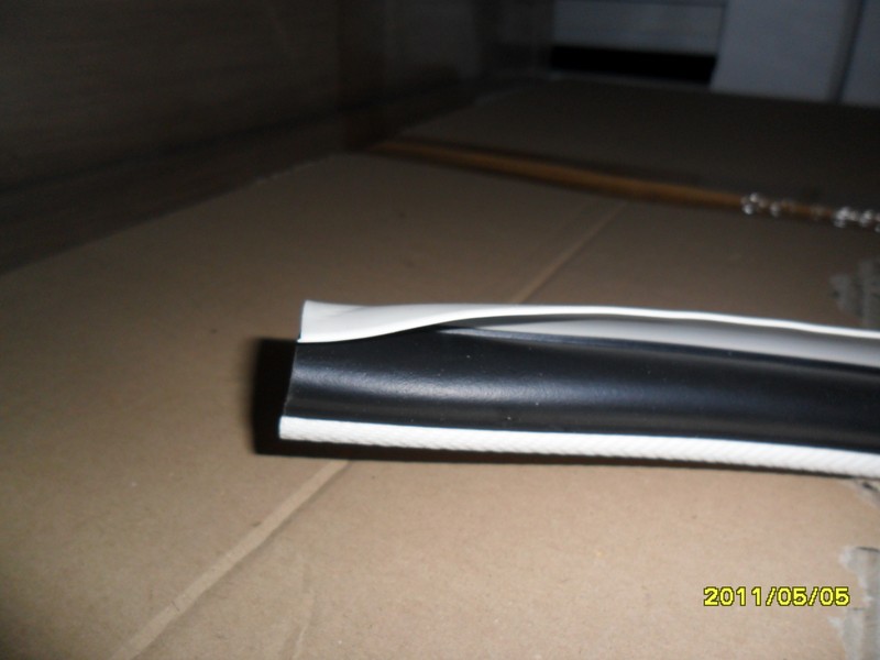 Rubber celdeur / garagedeur met flap rim