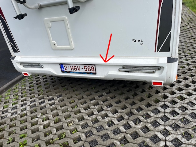 Achterbumper seal 50 mod 2019