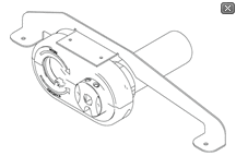 Motor + acs hefbed chausson