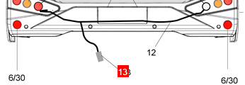 Bekabeling achterlichten ford