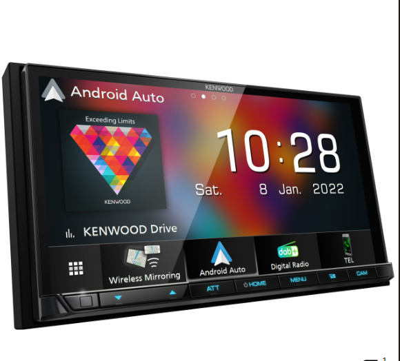Kenwood DMX 8021 DAB avec l'application Sygic