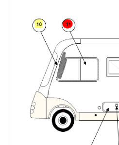 Schuifraam chauffeur concorde credo fiat iveco mod 2010 geanodiseerd