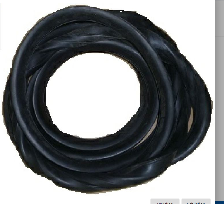 Vulrubber voorruit liner ab mj15 (2104577)