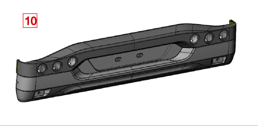 Achterbumper Elnagh V2019
