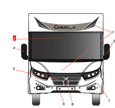 VOORRUIT CHAUSSON INTEGRAL