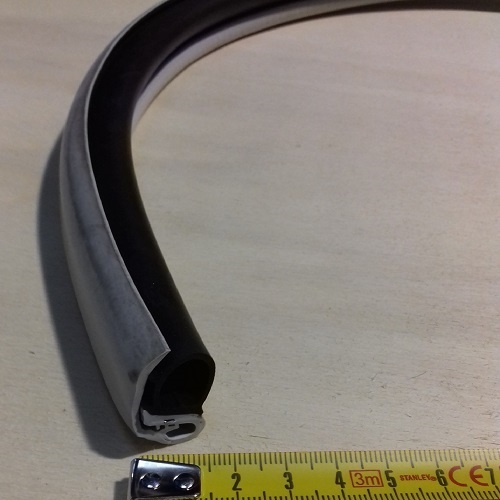 rubber binnen garagedeur per m