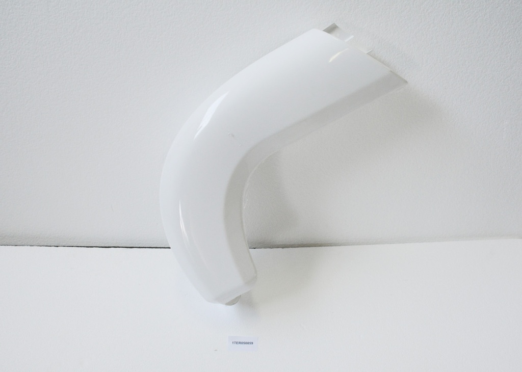 spoiler hoek rechts achter wit