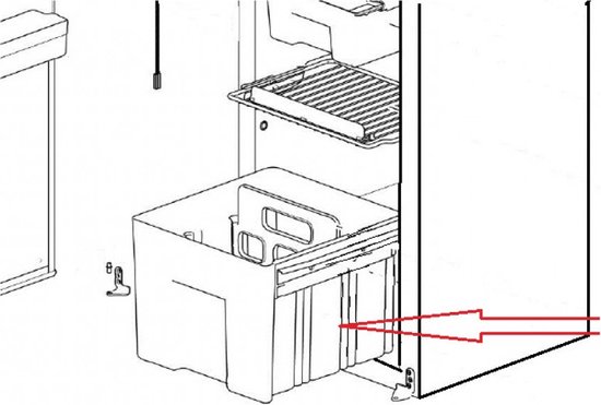 Thetford N3142/N4142 SR groetenlade