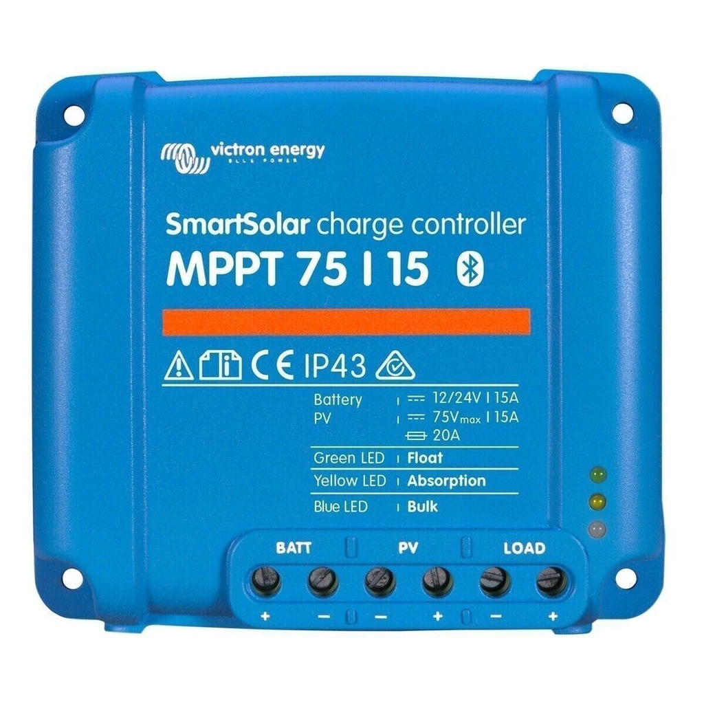 Laadregelaar Victron MPPT 75/15 tot 220W