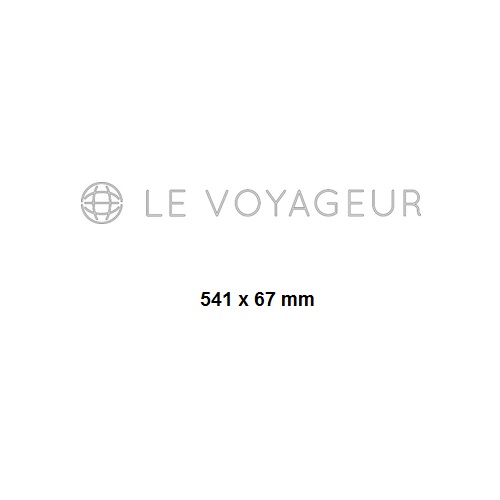 LOGO LE VOYAGEUR RAL9002 541X67