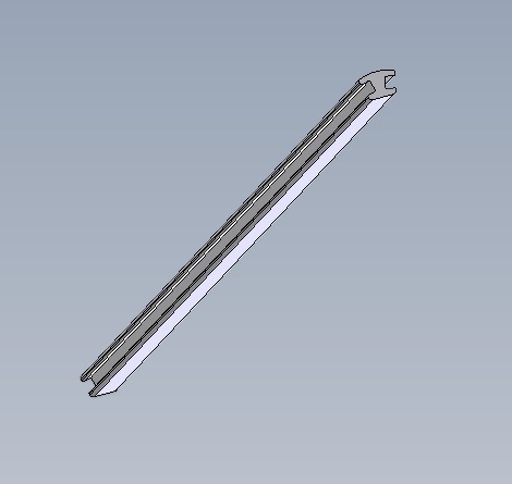 lijst tussen wand esp/wit  l=1943