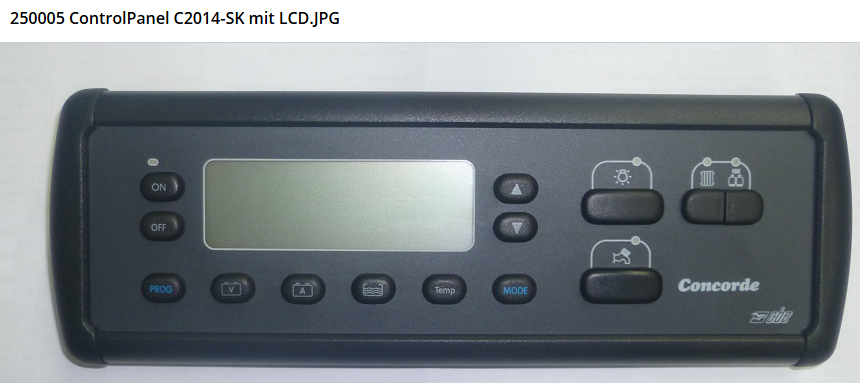 Controlepaneel C2014-SK met LCD (niet meer leverbaar)