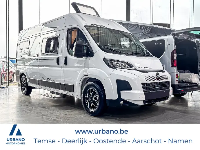 Pössl Summit 600 Plus 2025 Pop-Up Fiat 140 PK automaat